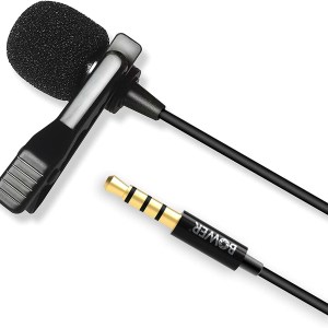 BOWER Lavalier Microphone, Black