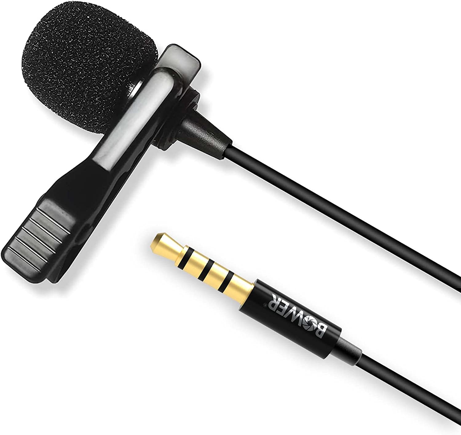 BOWER Lavalier Microphone, Black