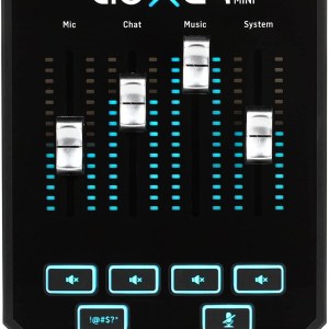TC Helicon GoXLR Revolutionary Online Broadcaster Platform with 4-Channel Mixer, Motorized Faders, Sound Board and Vocal