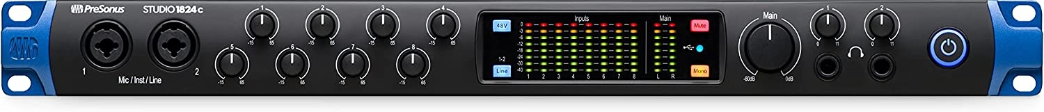 PreSonus Studio 24c 2x2, 192 kHz, USB Audio Interface with Studio One Artist and Ableton Live Lite DAW Recording Software - Image 17