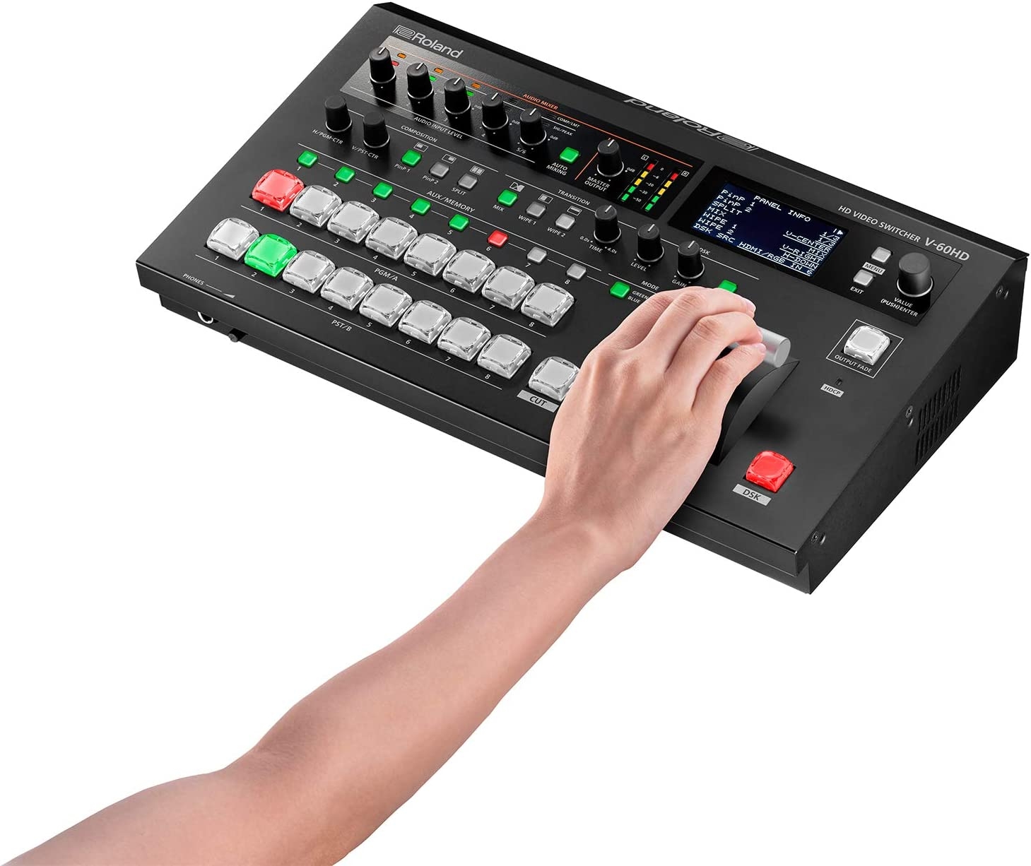 Roland V-60HD STR HD Video Switcher with UVC-01 Streaming Bundle - Image 5