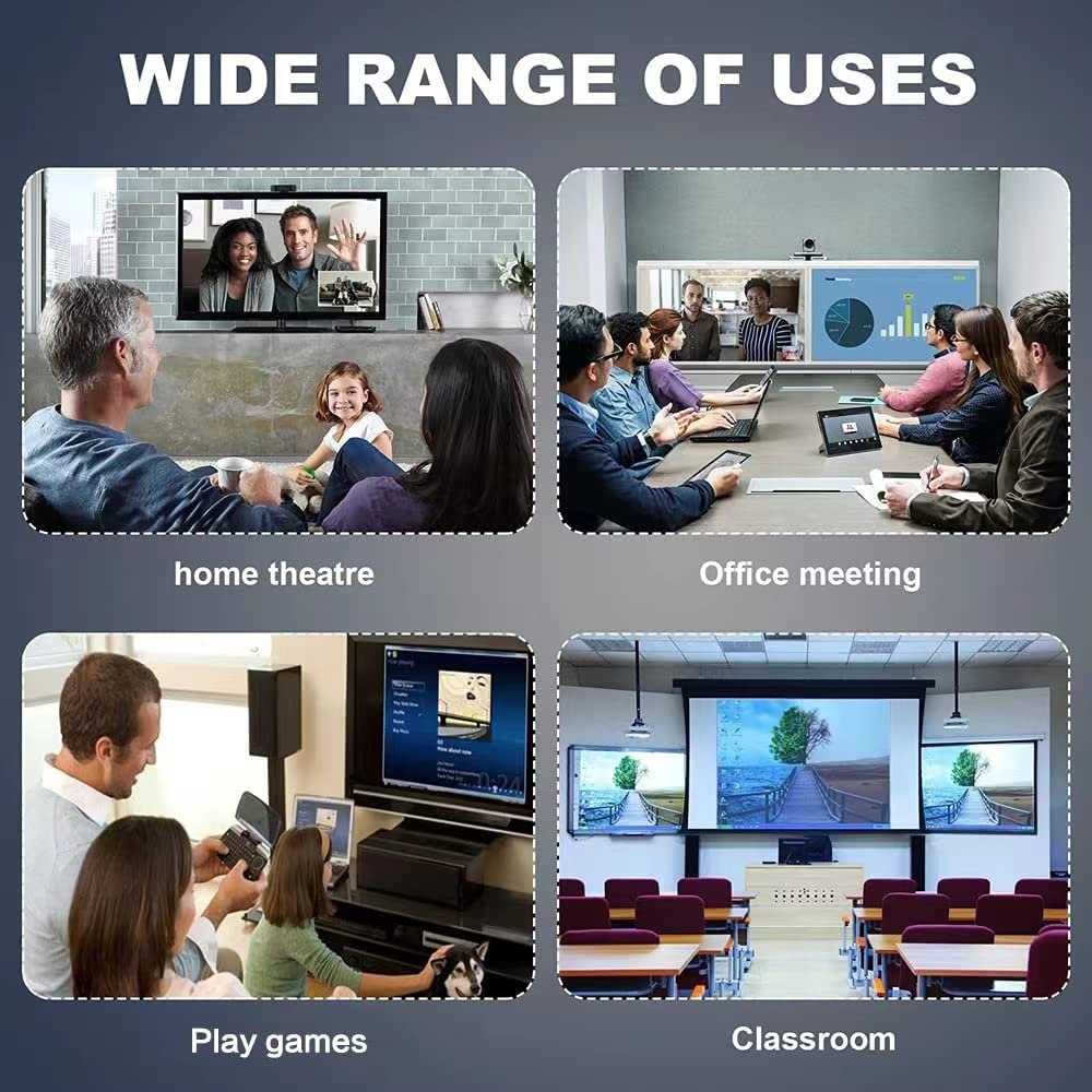 Angusplay DisplayPort Switch 8K Splitter Bidirectional DP 1.4 Switcher 2 in 1 Out/1 in 2 Out Supports 8K@30Hz 4K@120Hz - Image 3