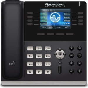 Sangoma s505 VoIP Phone with POE (or AC Adapter Sold Separately), Model: PHON-S505