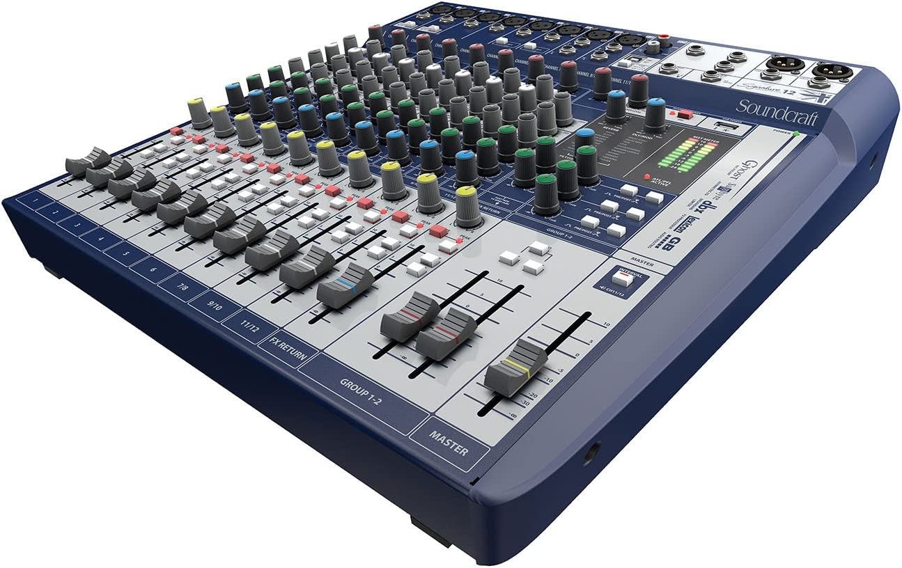 Soundcraft Signature 12MTK Analog 12-Channel Multi-track Mixer with Onboard Lexicon Effects - Image 12