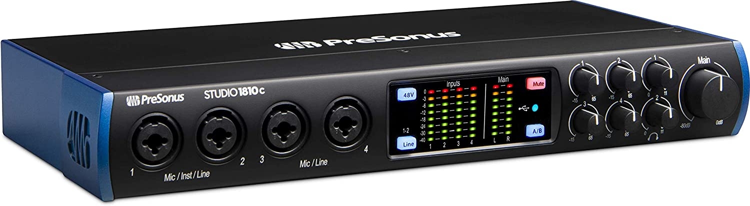 PreSonus Studio 24c 2x2, 192 kHz, USB Audio Interface with Studio One Artist and Ableton Live Lite DAW Recording Software - Image 34