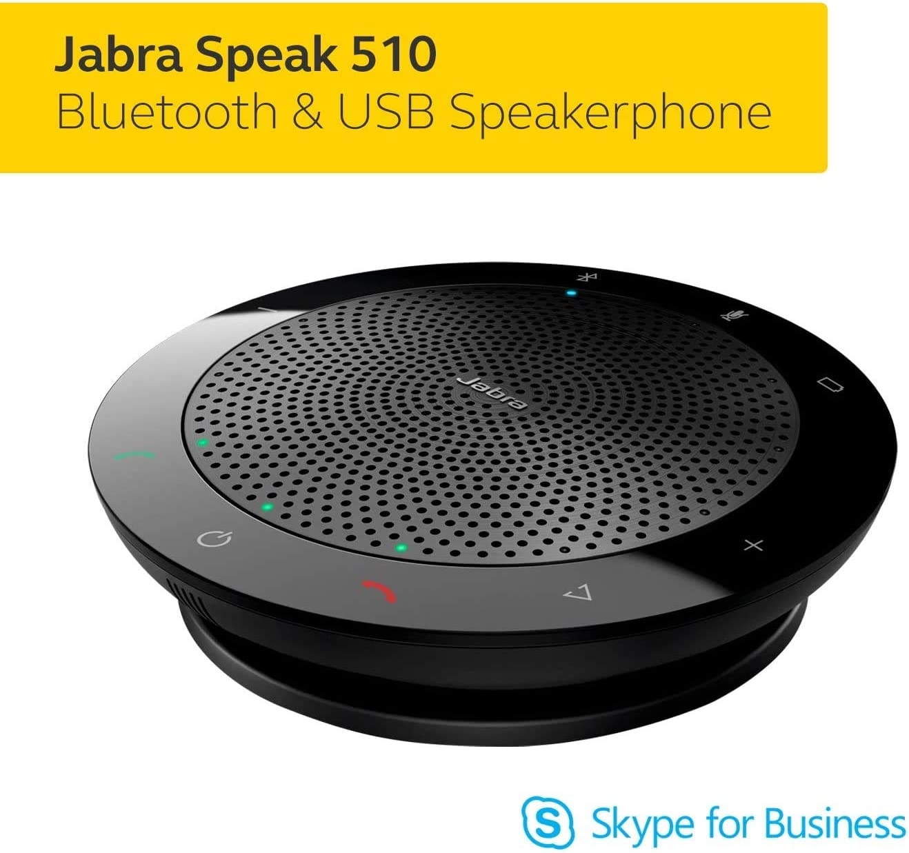 Jabra Speak 510 Wireless Bluetooth Speaker for Softphone and Mobile Phone – Easy Setup, Portable Speaker for Holding Meetings - Image 2