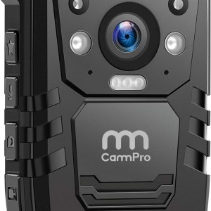 CammPro I826 1296P HD Police Body Camera,64G Memory,Waterproof Body Worn Camera,Premium Portable Body Camera with Audio