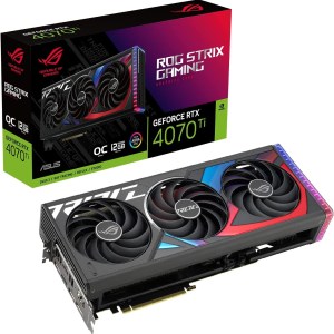 ASUS ROG Strix NVIDIA GeForce RTX™ 4070 Ti OC Edition Gaming Graphics Card (PCIe 4.0, 12GB GDDR6X, HDMI 2.1a, DisplayPort