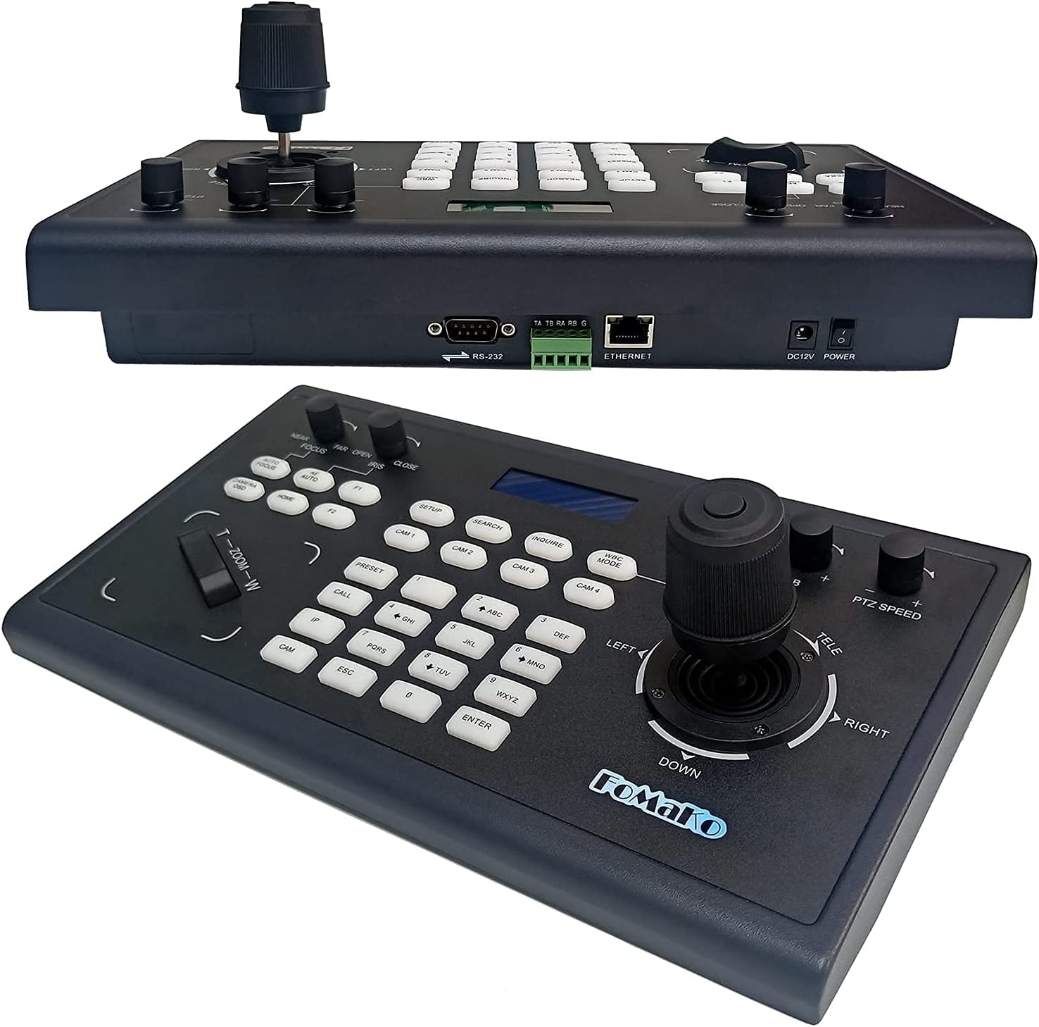 FoMaKo PTZ Camera 20X Optical Zoom HDMI PTZ Bundle with PTZ Controller PoE Keyboard,Contains 3 Items(FMK20SDx2+KC608) - Image 3