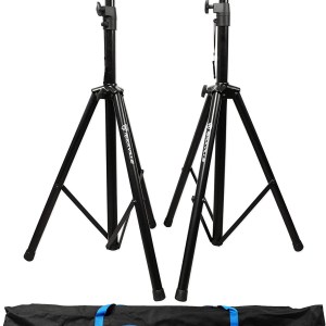 Rockville Pair RVES1 Adjustable Tripod DJ PA Speaker Stands +Carry Bag/Universal