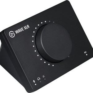 Elgato Wave XLR - Audio Mixer and 75 db Preamp for XLR Mic to USB-C, Control Interface with 48V Phantom Power, Tap-to-Mute,