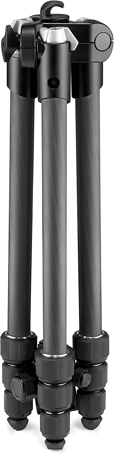 Manfrotto Element MII Mobile Bluetooth Carbon MKELMII4CMB-BH, Lightweight Travel Tripod, with Carry Bag, Arca-Compatible Ball - Image 4