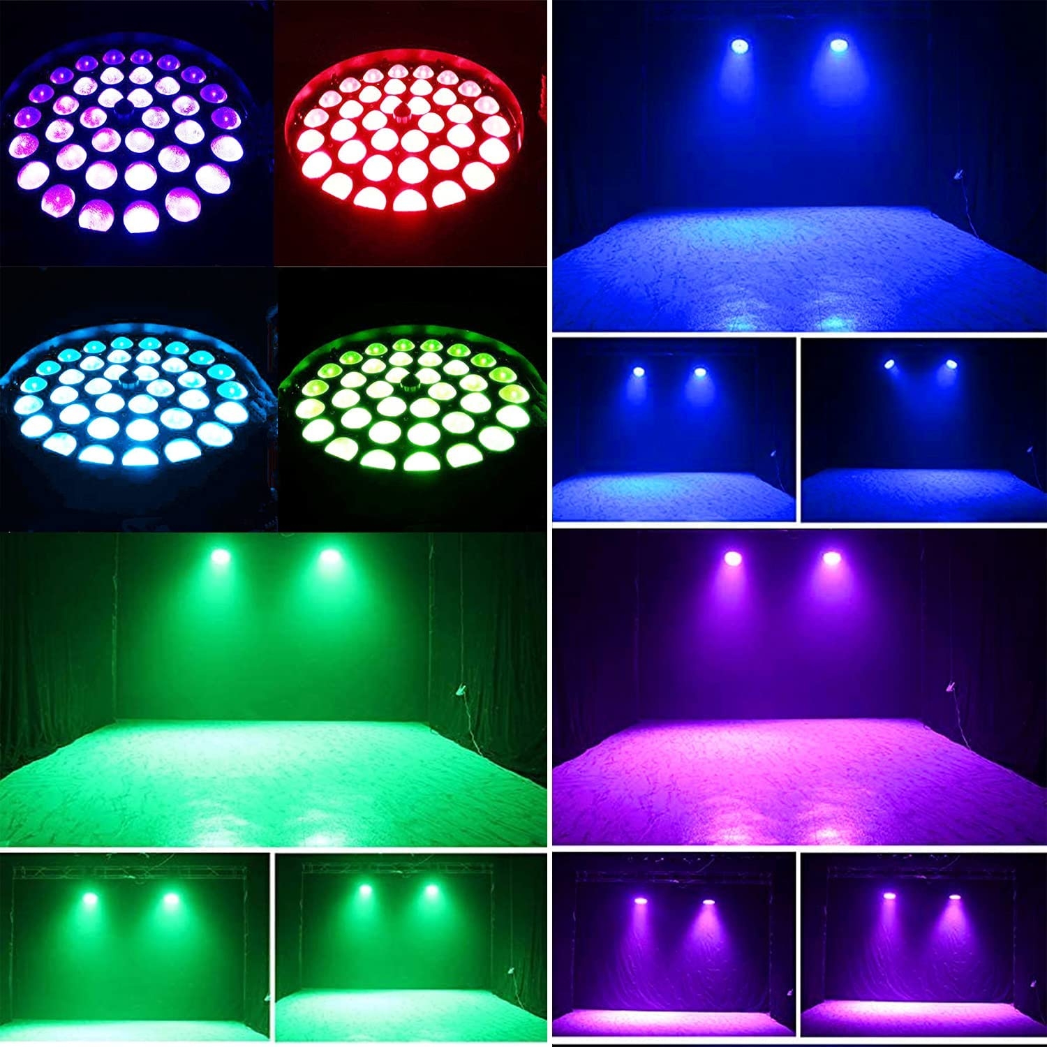 Flyeer RGBW 36x12w Moving Head Light 4 in 1 DMX Zoom Moving Head XPC Stage Light for Wedding Christmas Birthday DJ Disco KTV Bar - Image 4
