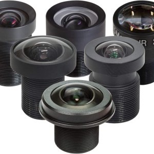 Arducam M12 Lens Kit for Raspberry Pi HQ Camera (Type 1/2.3), 20 to 180 Degrees Telephoto, Wide Angle, Fisheye Lenses with M12