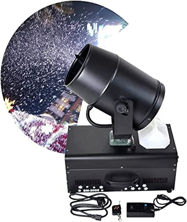 HSRG 2000W Snow Machine, Professional Snowflake Maker with Remote ...