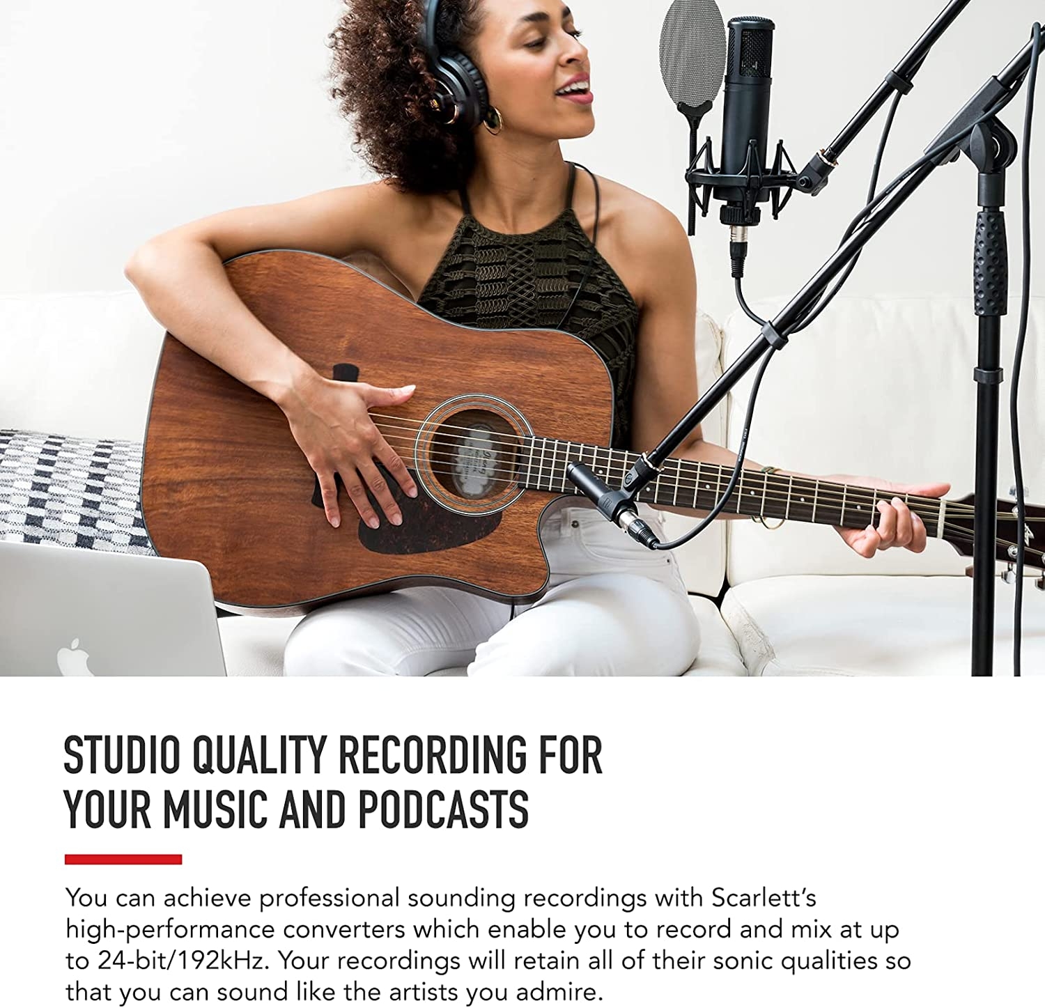 Focusrite Scarlett Solo Studio 3rd Gen USB Audio Interface Bundle for the Guitarist, Vocalist or Producer with Condenser - Image 11