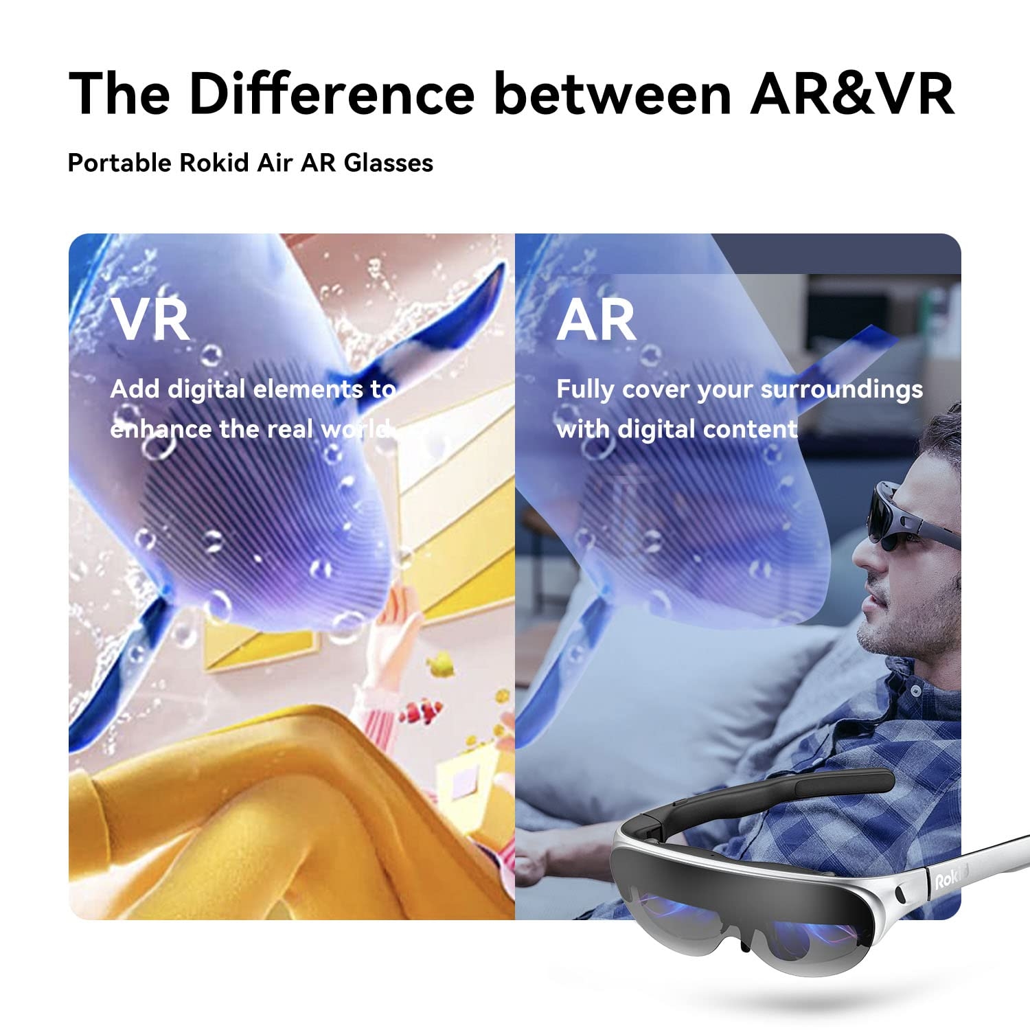 Rokid Air AR Glasses Augmented Reality Wearable Tech Headsets