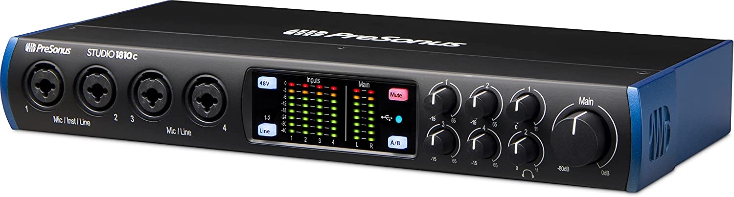 PreSonus Studio 24c 2x2, 192 kHz, USB Audio Interface with Studio One Artist and Ableton Live Lite DAW Recording Software - Image 38