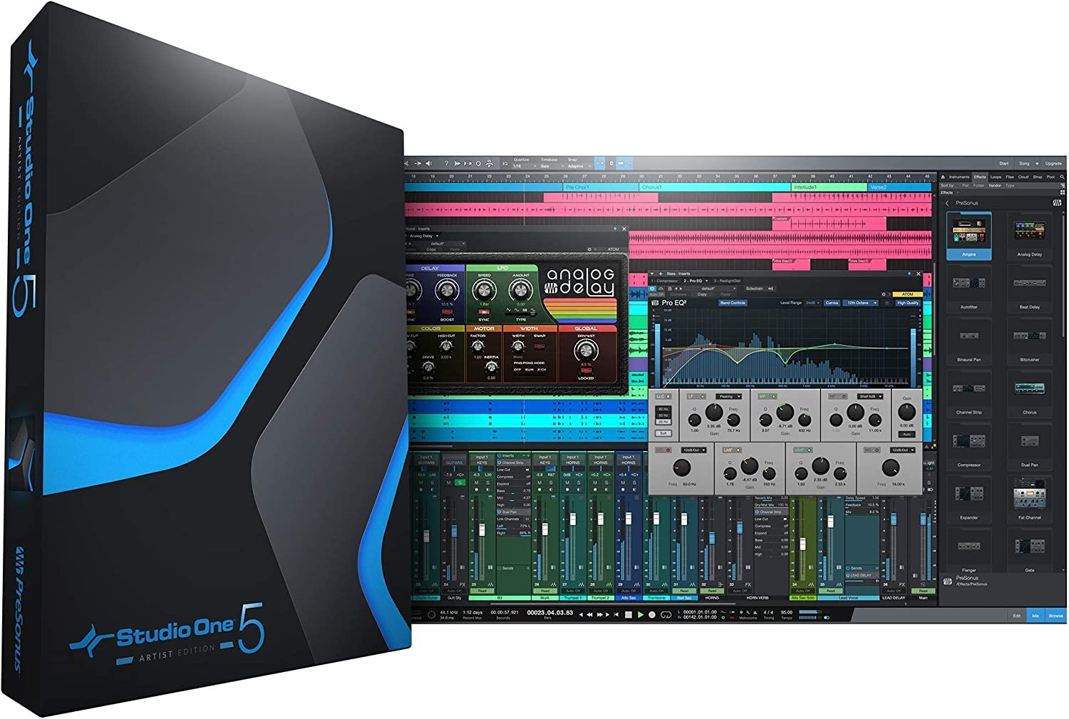 PreSonus Studio 24c 2x2, 192 kHz, USB Audio Interface with Studio One Artist and Ableton Live Lite DAW Recording Software - Image 19