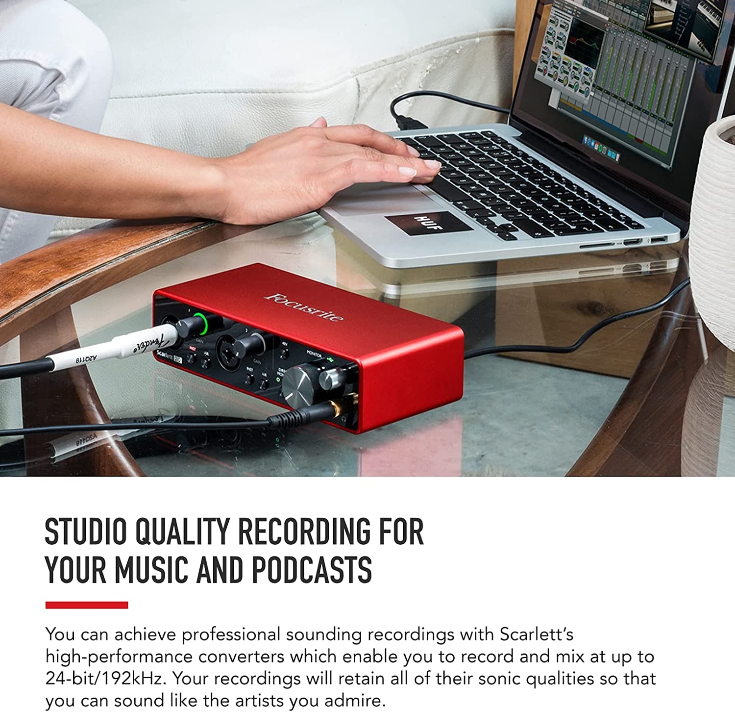 Focusrite Scarlett Solo Studio 3rd Gen USB Audio Interface Bundle for the Guitarist, Vocalist or Producer with Condenser - Image 31
