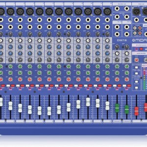 Midas DM16 16 Input Analogue Live and Studio Mixer with Midas Microphone Preamplifiers