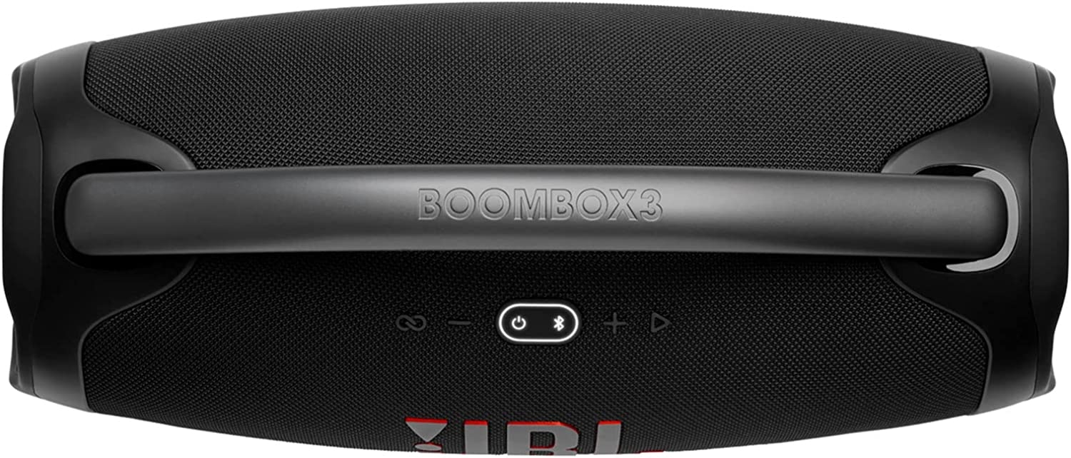JBL Boombox 3 - Portable Bluetooth Speaker Bundle with divvi! Protective Hardshell Case - Black - Image 3