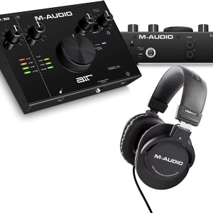 M-Audio AIR 192x4 USB C Audio Interface for Recording, Podcasting, Streaming with Studio Quality Sound, 1 XLR in and Music