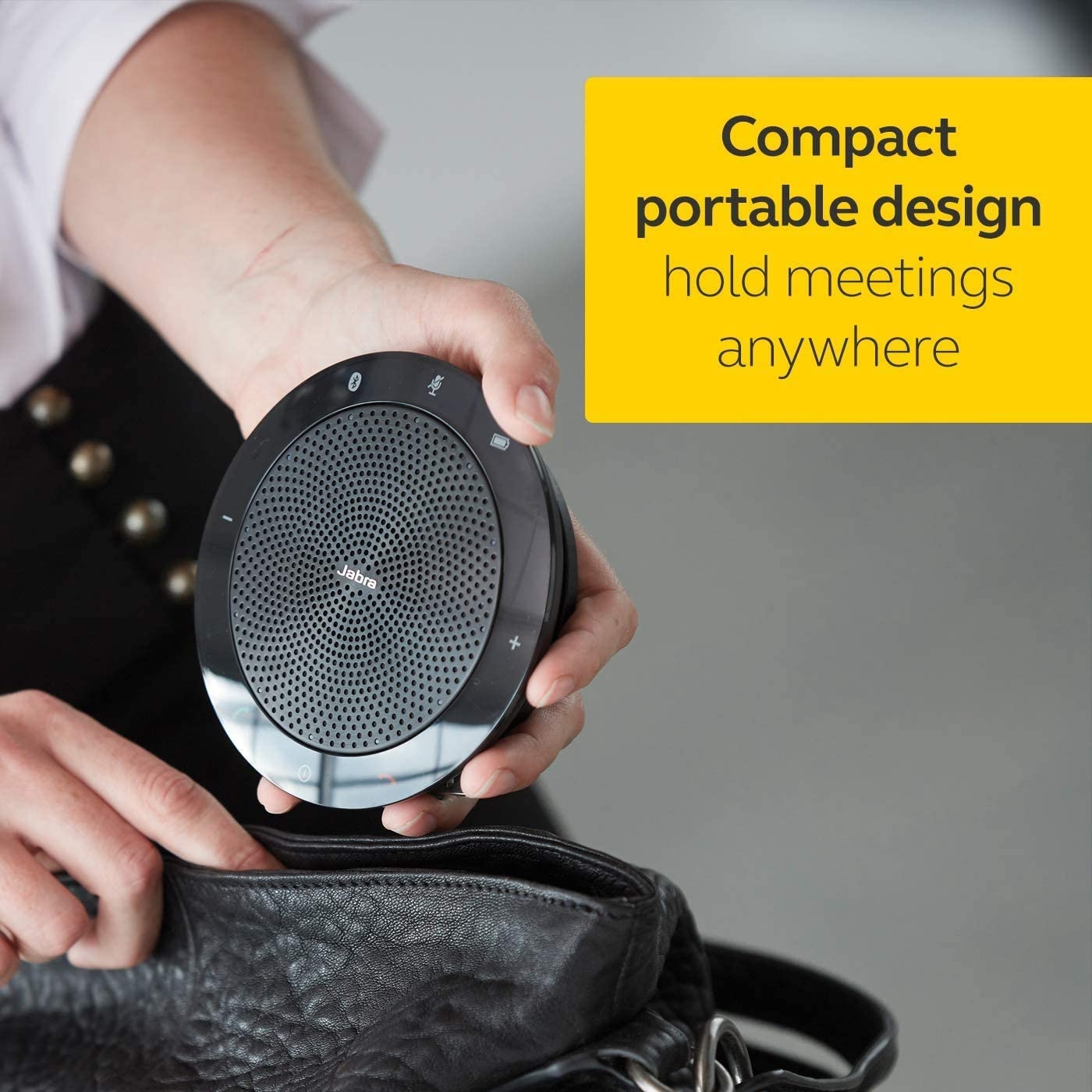 Jabra Speak 510 Wireless Bluetooth Speaker for Softphone and Mobile Phone – Easy Setup, Portable Speaker for Holding Meetings - Image 5