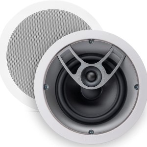 Polk Audio MC60 2-Way In-Ceiling 6.5" Speaker (Single) | Dynamic Built-in Audio | Perfect for Humid Indoor/Enclosed Areas |