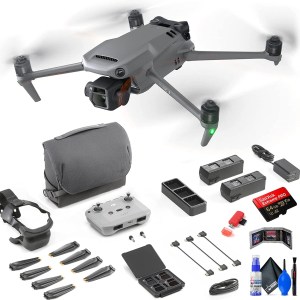 DJI Mavic 3 Fly More Combo - Camera Drone with 4/3 CMOS Hasselblad Camera, 5.1K Video, Obstacle Sensing, 46-Min Flight, Auto