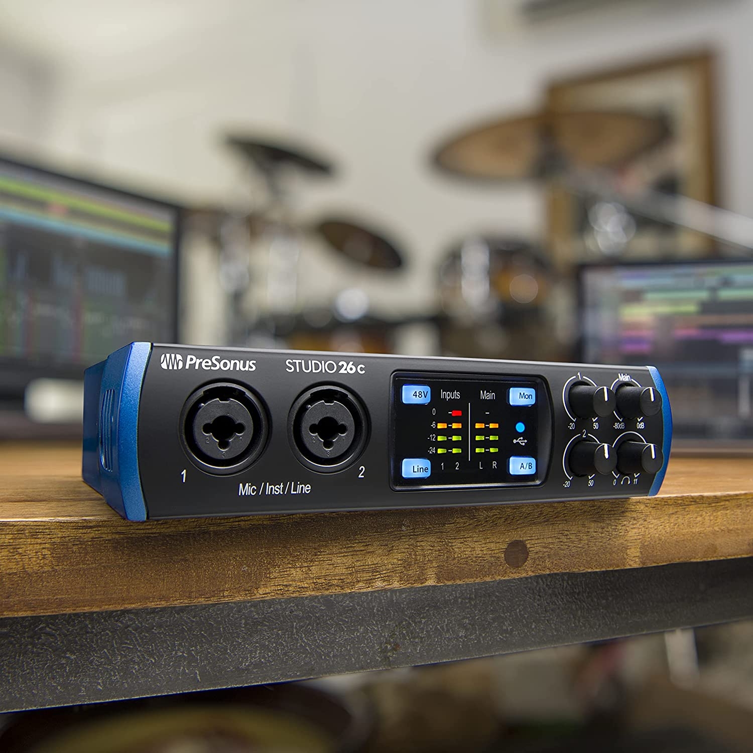 PreSonus Studio 24c 2x2, 192 kHz, USB Audio Interface with Studio One Artist and Ableton Live Lite DAW Recording Software - Image 24