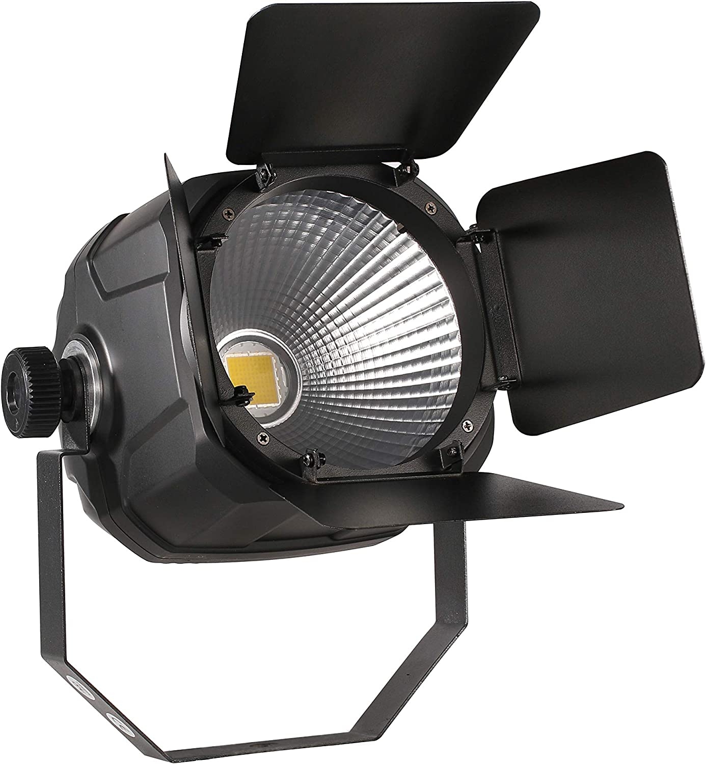DragonX 2in1 Professional Powerful Hybrid Spotlight with Barn Doors COB LED 50/50 Cool and Warm White Stage Lighting for