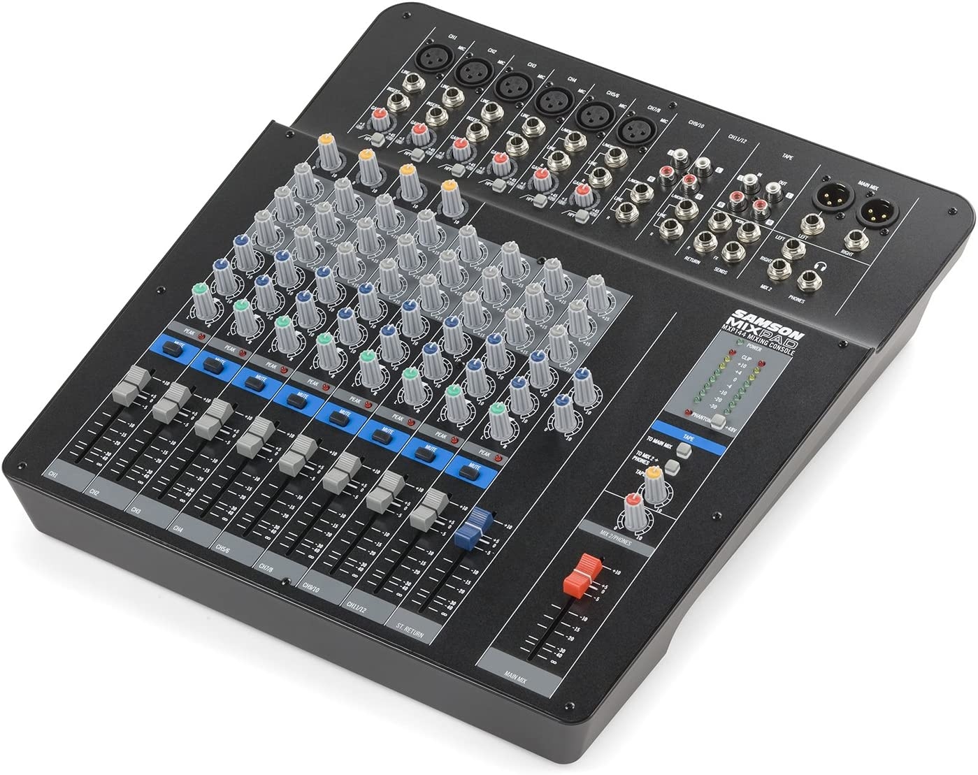 Samson Mixpad MXP124FX Compact, 12-Channel Analog Stereo Mixer with Effects and USB - Image 15
