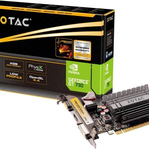 ZOTAC GeForce GT 730 Zone Edition 4GB DDR3 PCI Express 2.0 x16 (x8 lanes) Graphics Card (ZT-71115-20L)