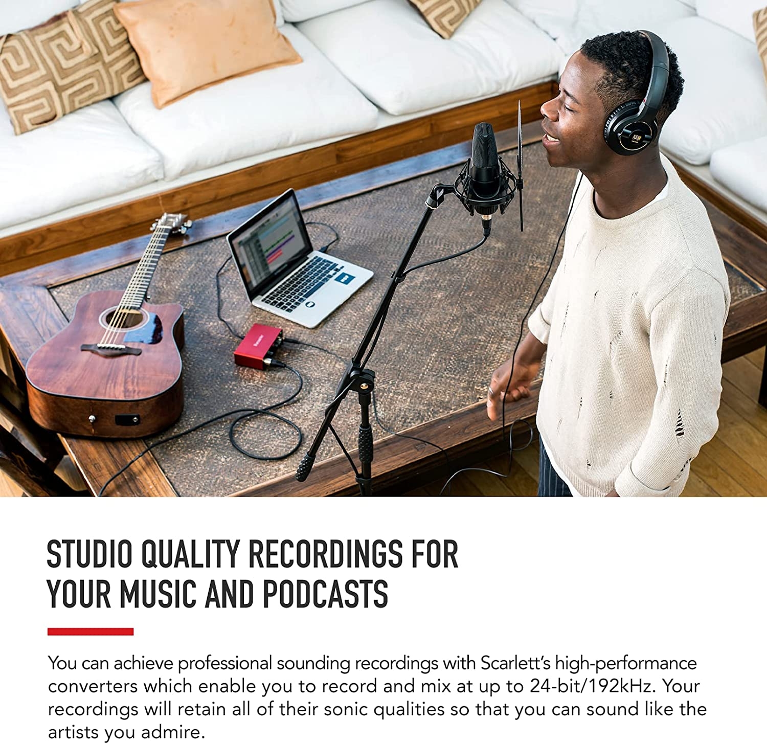 Focusrite Scarlett Solo Studio 3rd Gen USB Audio Interface Bundle for the Guitarist, Vocalist or Producer with Condenser - Image 25