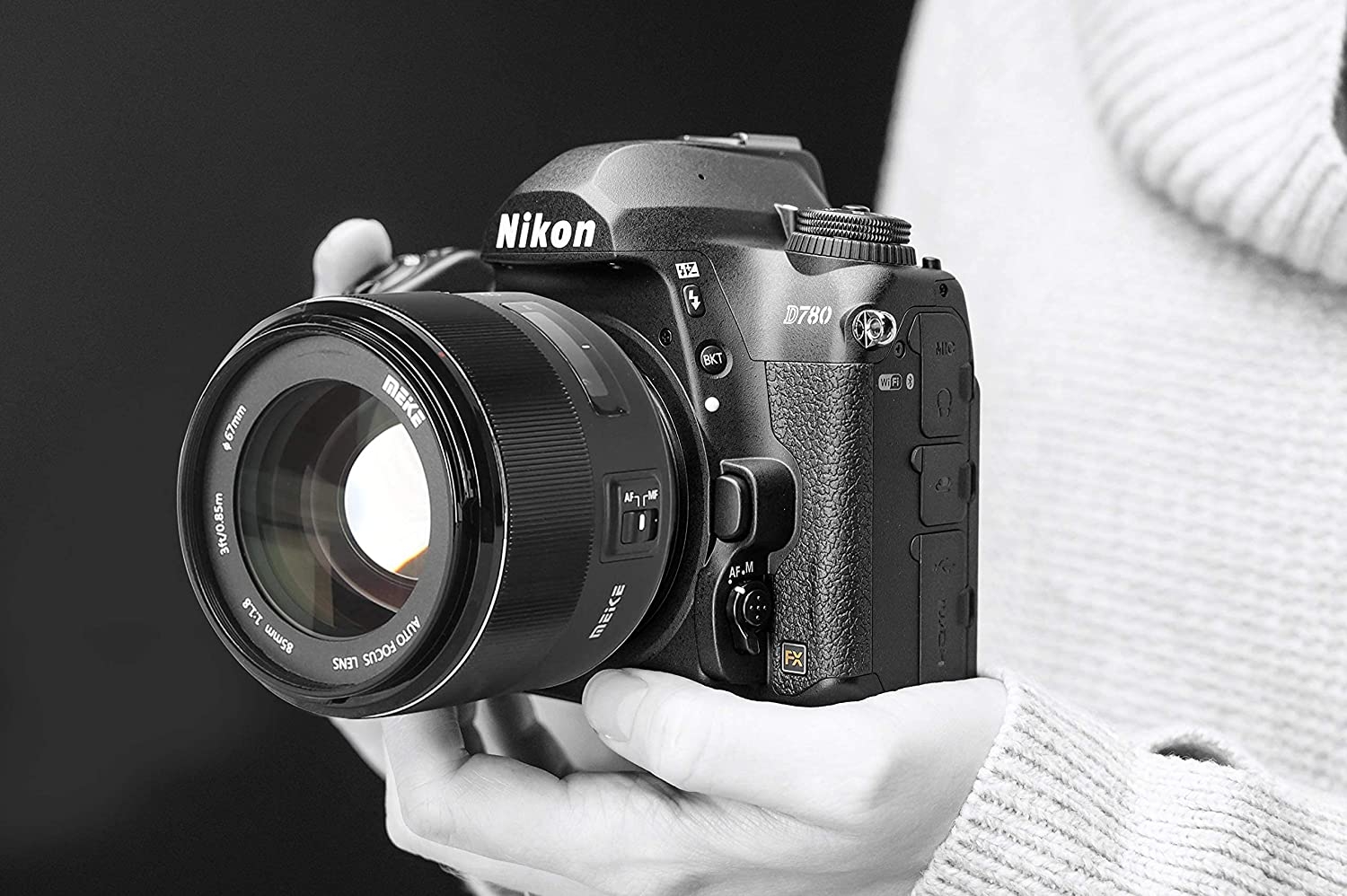 Meike 85mm F1.8 Auto Focus Full Frame Large Aperture Lens Compatible with Nikon F Mount DSLR Cameras D850 D750 D780 D610 D3200 - Image 3