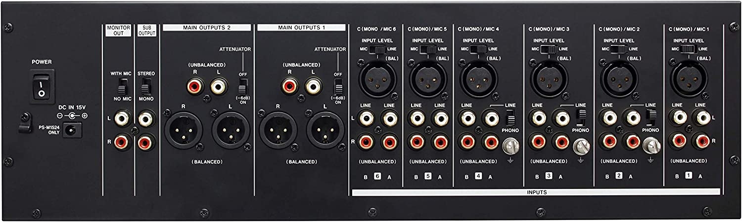 Tascam MZ-223 7-Channel 3-Zone Rackmount Audio Mixer With Voice Priority - Image 2