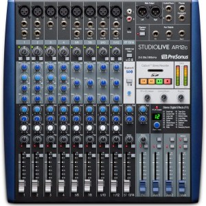 PreSonus StudioLive AR16c 18-Channel USB-C Hybrid Digital/Analog Performance Mixer, Unpowered