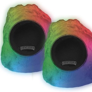 Margaritaville Outdoor Rock Bluetooth Wireless Speaker | Durable Bluetooth Speakers, Fantastic Yard or Patio Decor, IPX-4