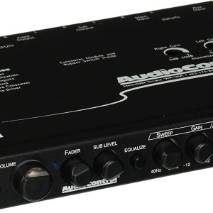 Audio Control Three.2 in-Dash Pre-Amp Equalizer/Subwoofer Crossover with Dual Auxiliary Inputs