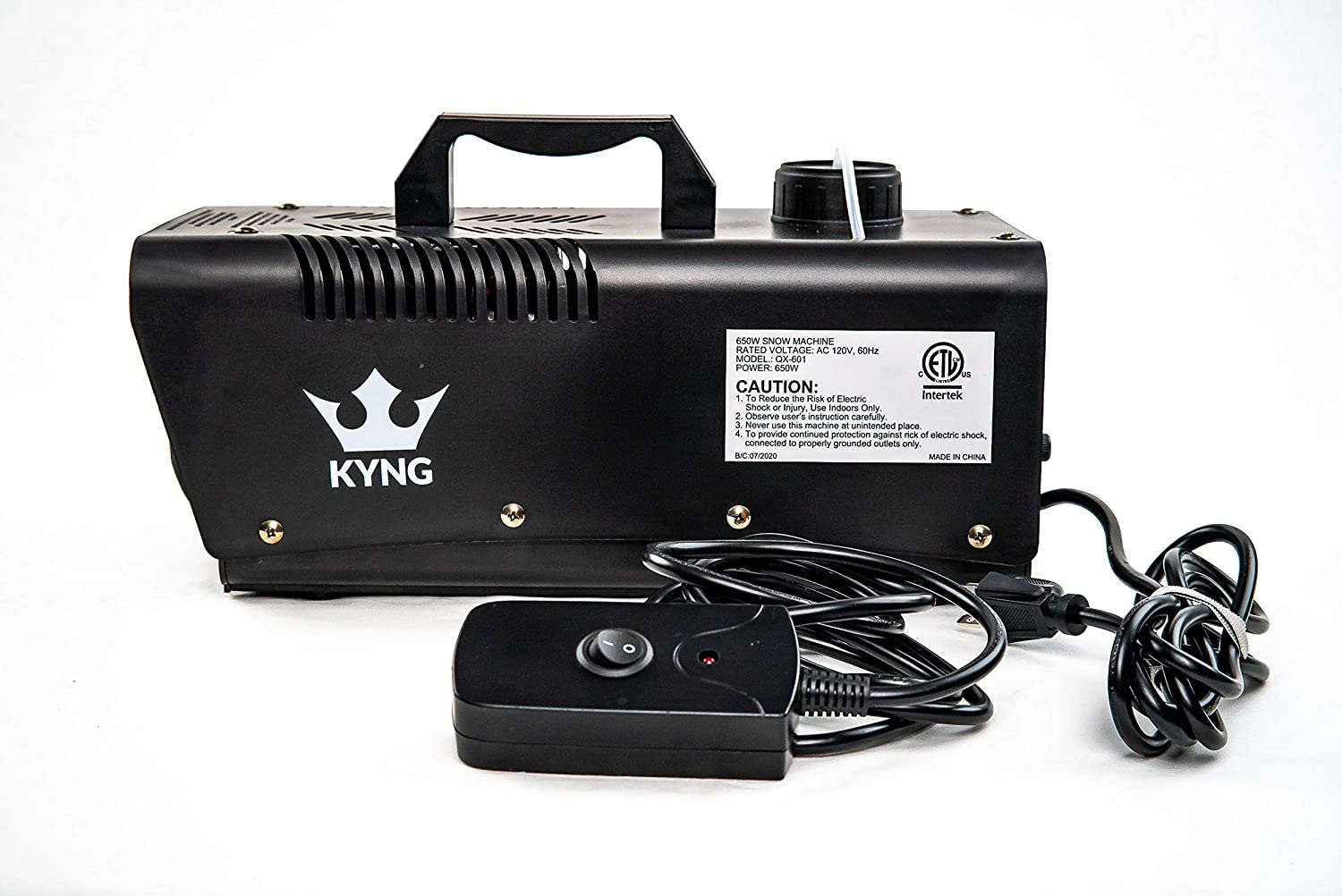 KYNG Snow Machine 650W Wired Remote Snow Maker Snowflake Maker for DJ Parties, Christmas, Holidays, Parties - Image 9