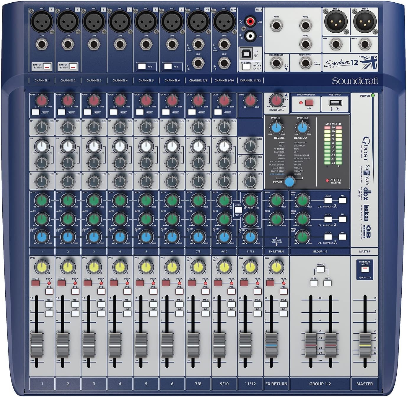 Soundcraft Signature 22MTK Analog 22-channel Multi-track Mixer with Onboard Lexicon Effects - Image 11
