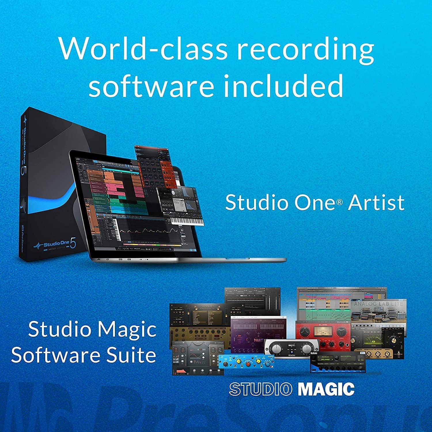 PreSonus Studio 24c 2x2, 192 kHz, USB Audio Interface with Studio One Artist and Ableton Live Lite DAW Recording Software - Image 4