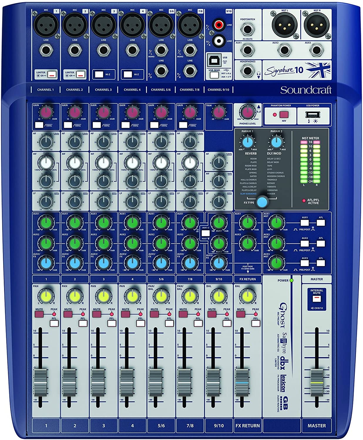 Soundcraft Signature 22MTK Analog 22-channel Multi-track Mixer with Onboard Lexicon Effects - Image 4