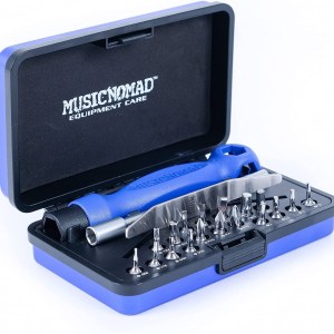 MusicNomad Premium 26 PC. Guitar Tech Screwdriver & Wrench Set MN229