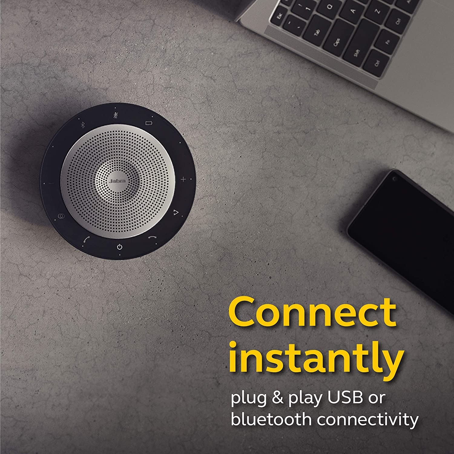 Jabra Speak 510 Wireless Bluetooth Speaker for Softphone and Mobile Phone – Easy Setup, Portable Speaker for Holding Meetings - Image 11
