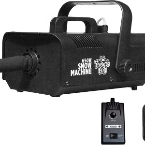 Froggy's Fog Pro Snow Machine - 2022 Model with Wireless Control - Completely Variable Output Flake Size - You Choose a Flurry,