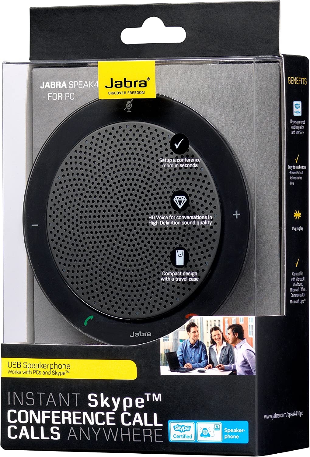 Jabra Speak 510 Wireless Bluetooth Speaker for Softphone and Mobile Phone – Easy Setup, Portable Speaker for Holding Meetings - Image 81