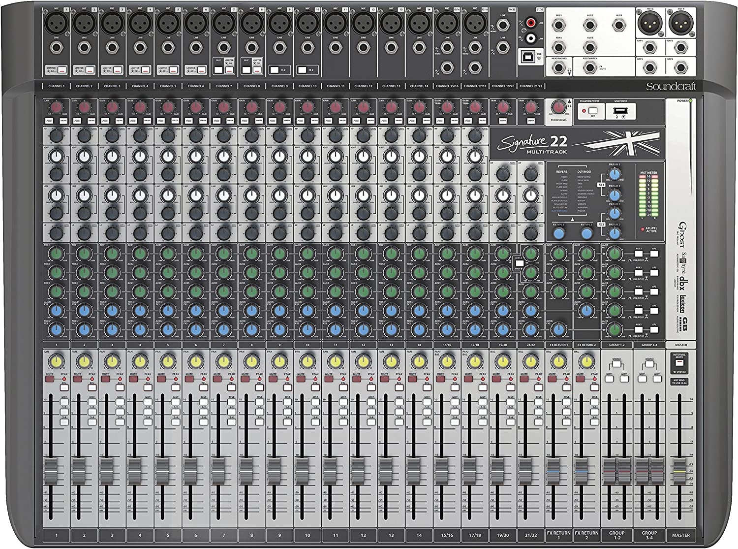 Soundcraft Signature 22MTK Analog 22-channel Multi-track Mixer