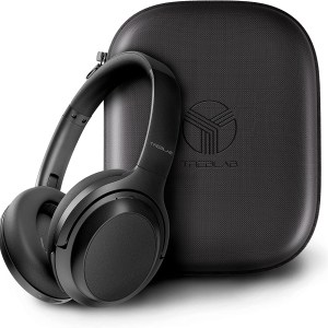 TREBLAB Z7 PRO - Hybryd Active Noise Canceling Headphones with Mic - 45H Playtime & USB-C Fast Charging, ANC Wireless Over Ear